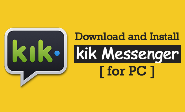 kik messenger for mac desktop