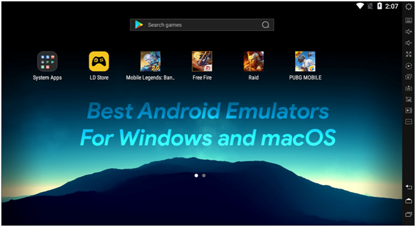 android 5 emulator for mac