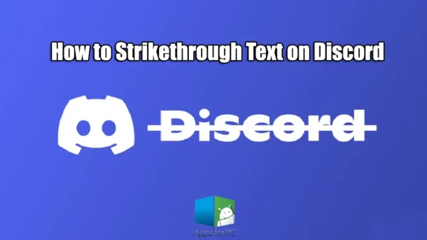 strikethrough text on discord