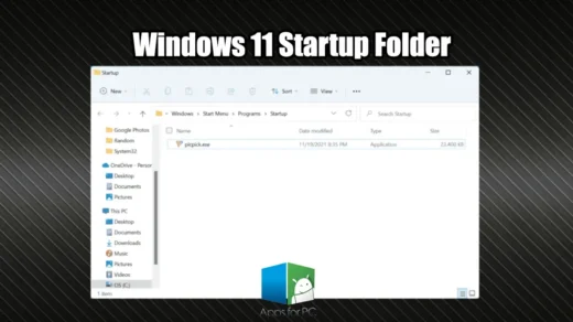 Windows 11 Startup Folder